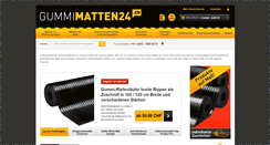 Desktop Screenshot of gummimatten24.ch