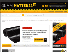 Tablet Screenshot of gummimatten24.ch